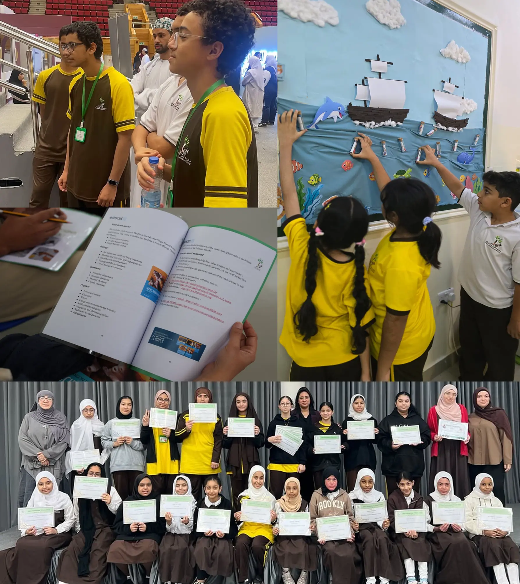Ghars International Private School students learning in class