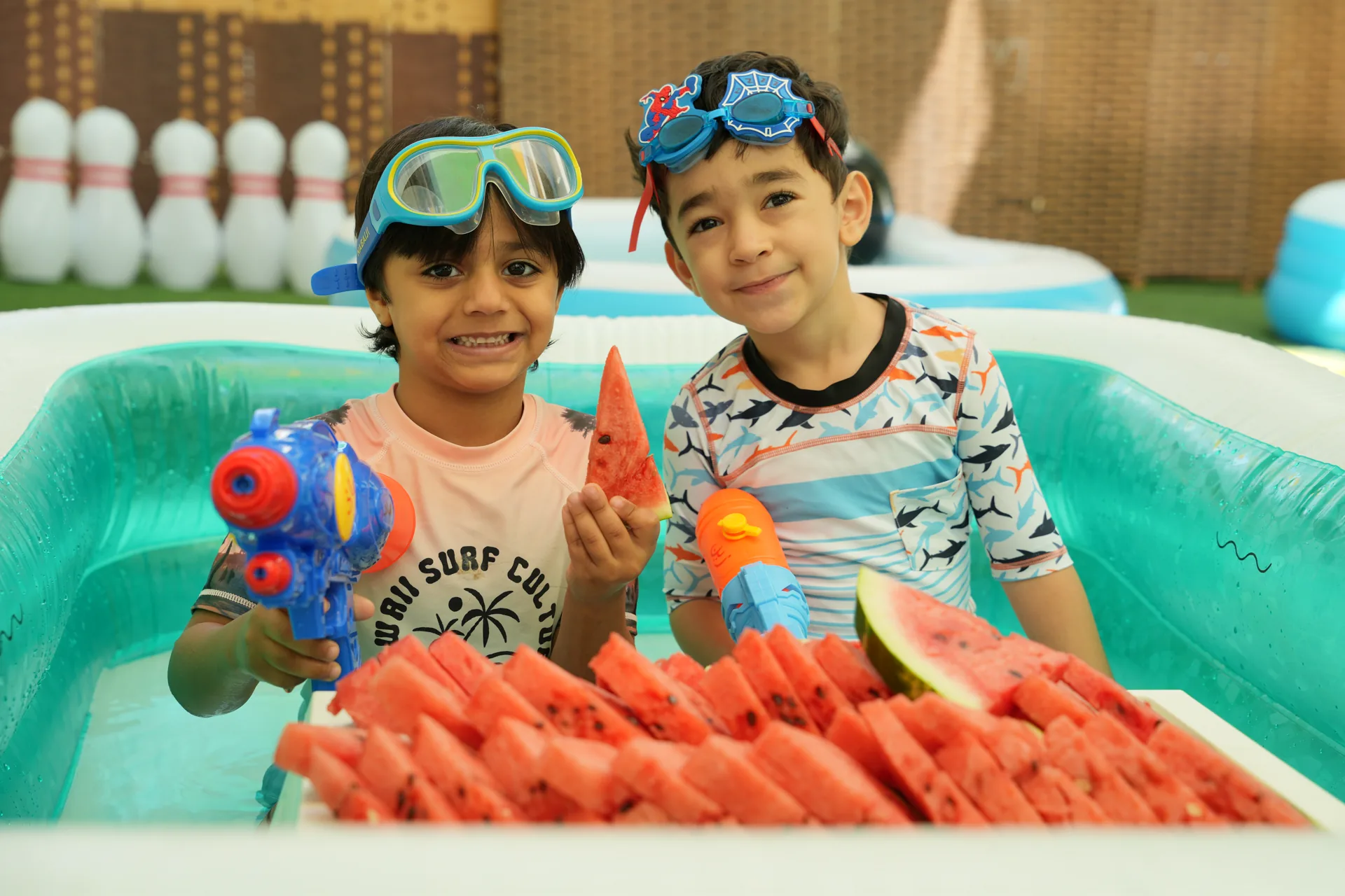 Students during physical education activities