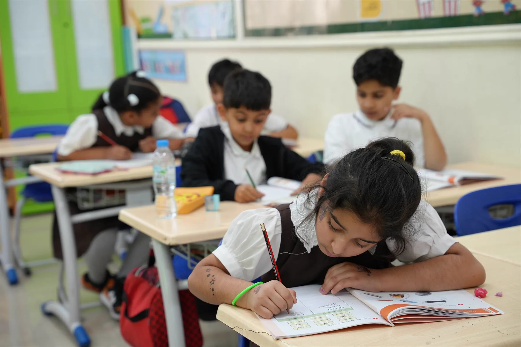 Student assessment at Ghars International Private School